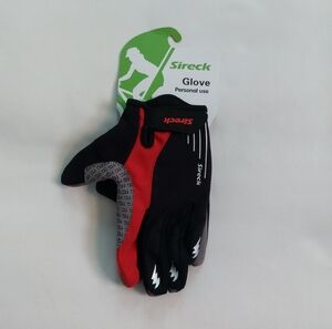 Sireck Black and Red Gloves Personal use Womens Size S